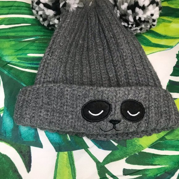 2/$20 $24 SO Juniors Double Pom Critter Beanie - Picture 6 of 8
